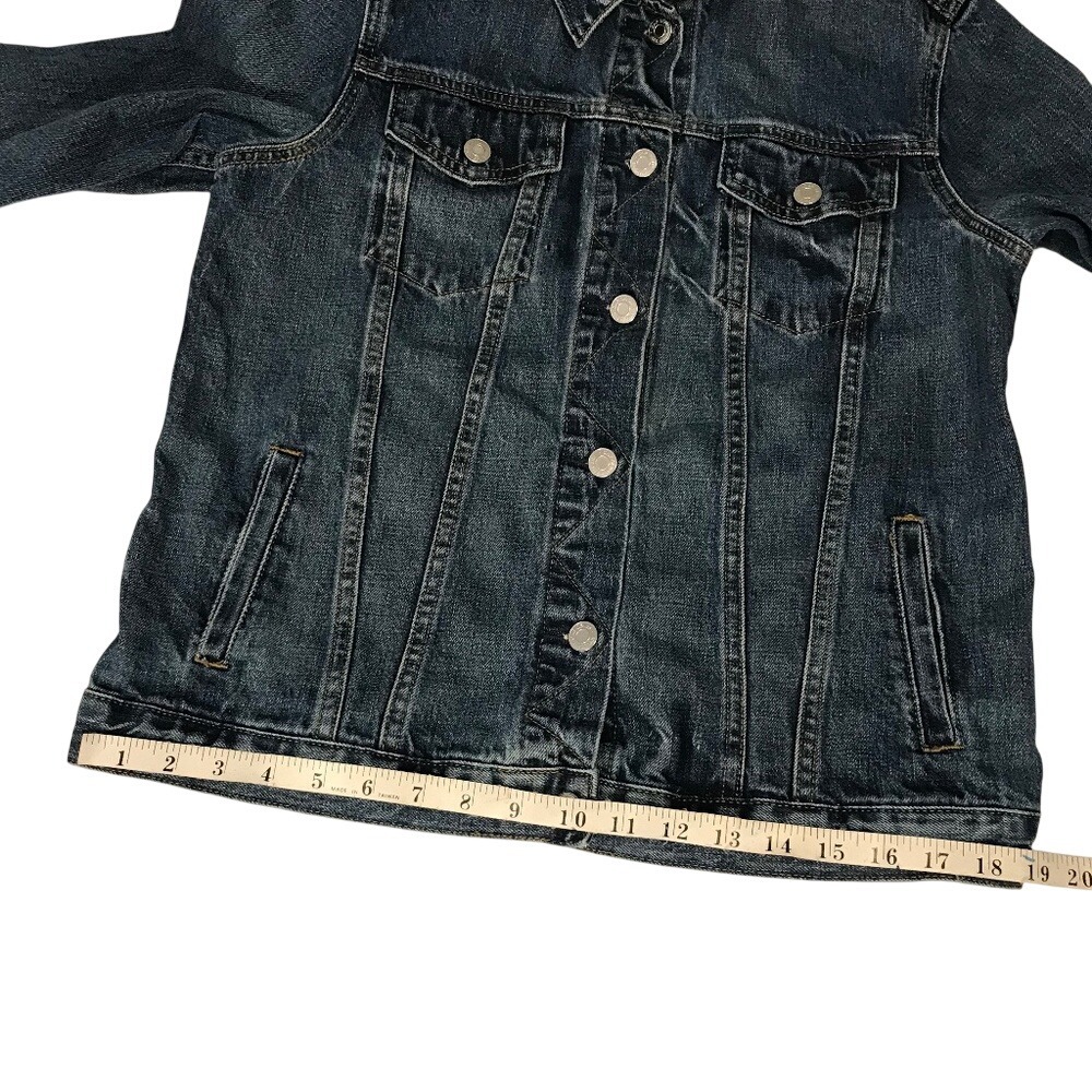 Trucker GAP Denim Jacket- M Tall - Picture 6 of 11